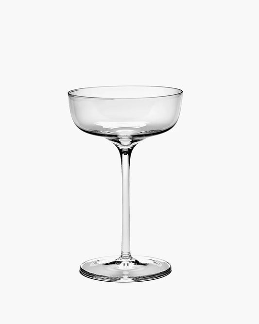 Passe-partout transparent champagne glass