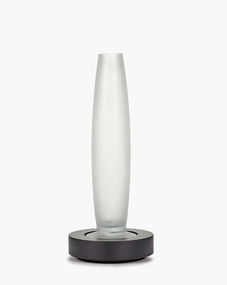 Vase/lampe de table noir blanche Lys 2