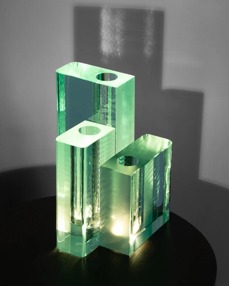Vase vert d'eau Edu 2