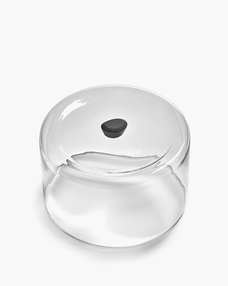 Dune Black Glass Bell