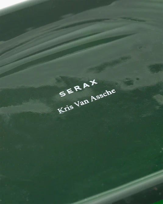 Vase with glass tube 03 green Josephine