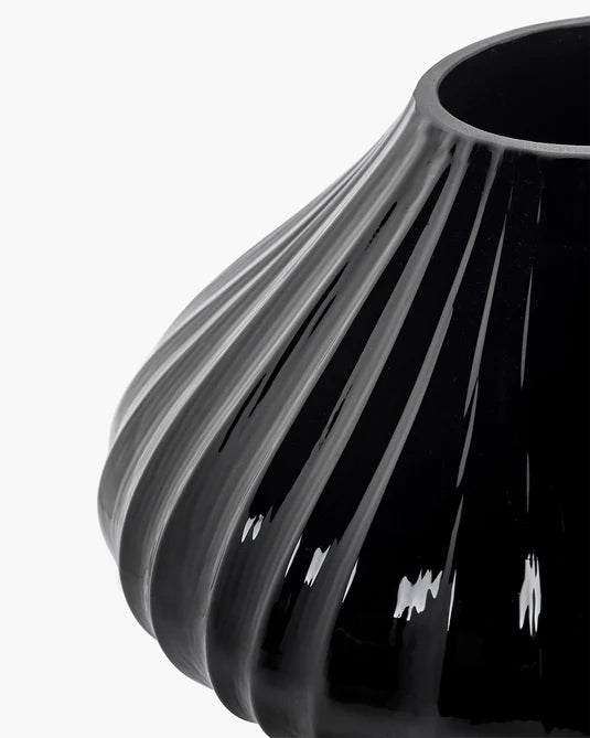 Vase avec tube en verre 04 transparent mat Josephine