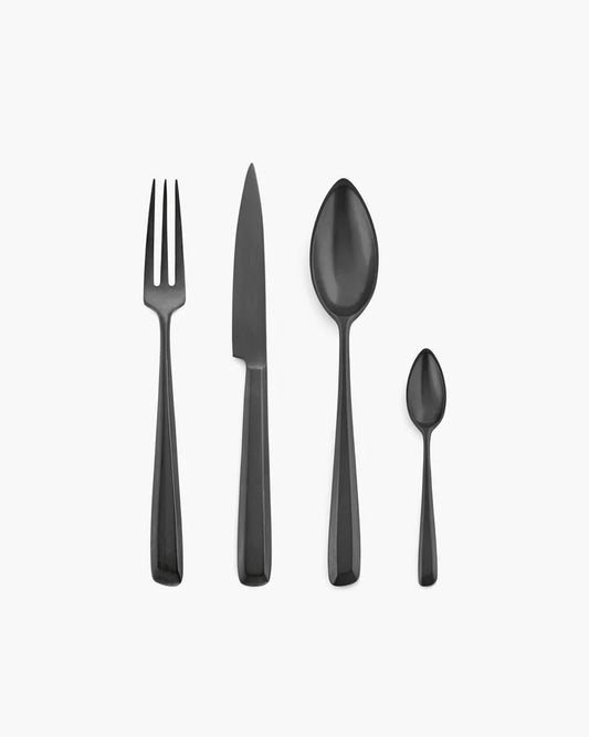 Zoë Black 24-piece cutlery set