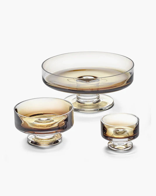 Low footed bowl M Ambre Zuma