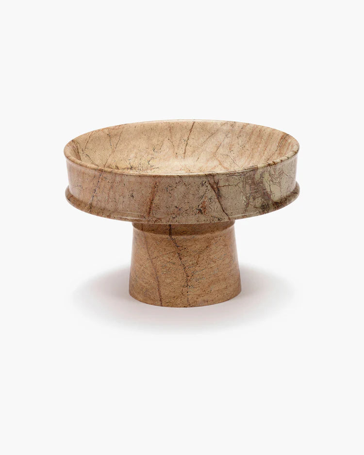 Dune Brown Raised Bowl
