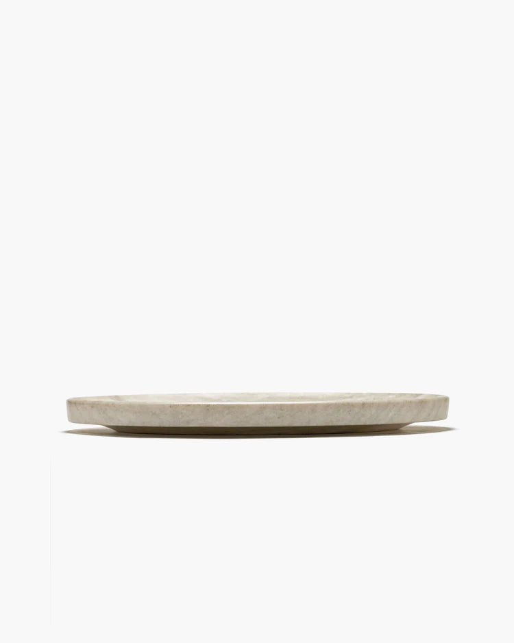 Plateau ovale brun clair Dune