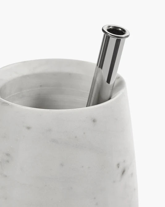 Vase with glass tube 08 S white Josephin