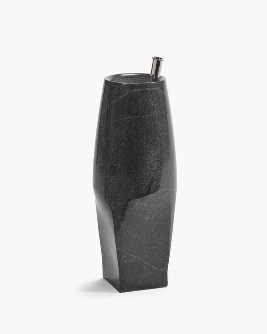 Vase with glass tube 08 S black Josephine