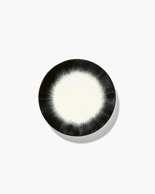 White/Black Breakfast Plate Variation 4 Dice