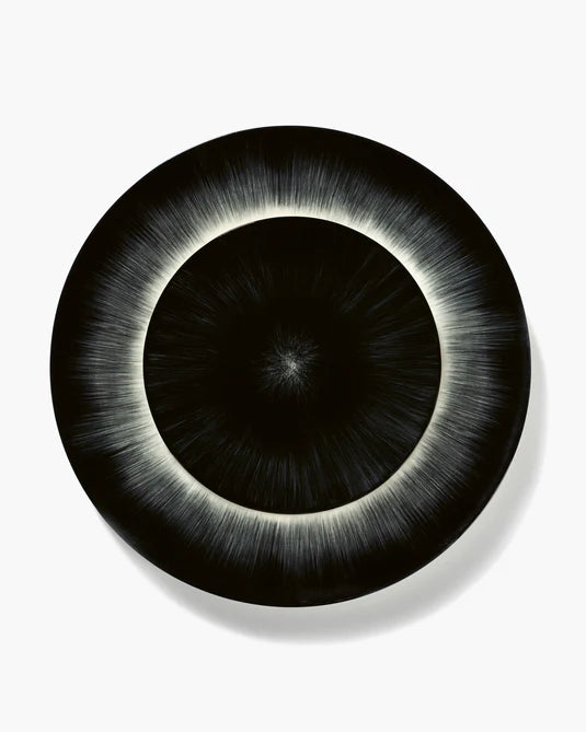 White/Black Breakfast Plate Variation 6 Dice