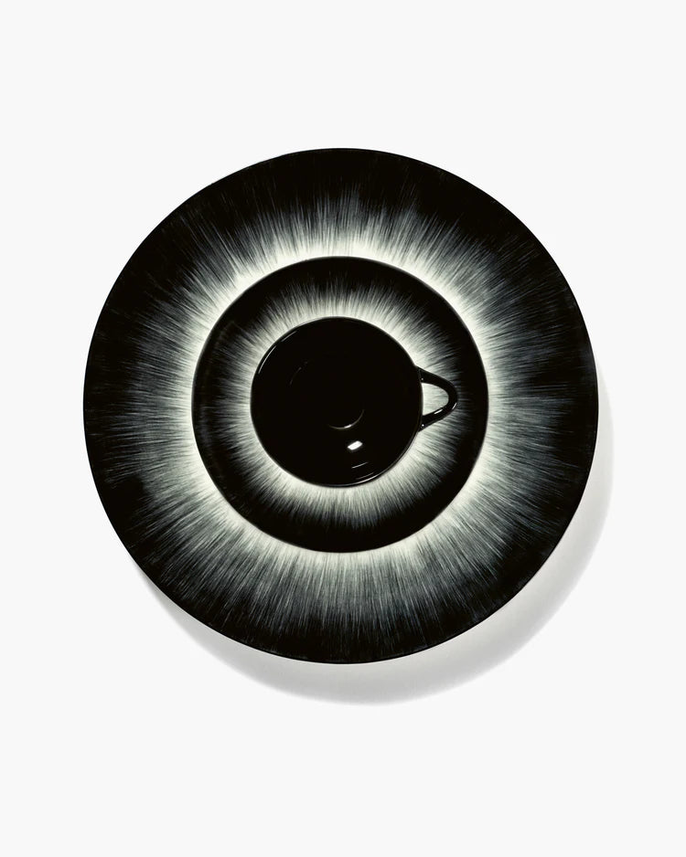 White/Black Starter Plate Variation 5 Dice