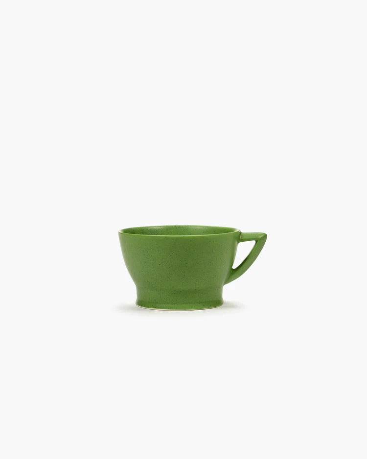 Tasse à café avec anse vert Ra