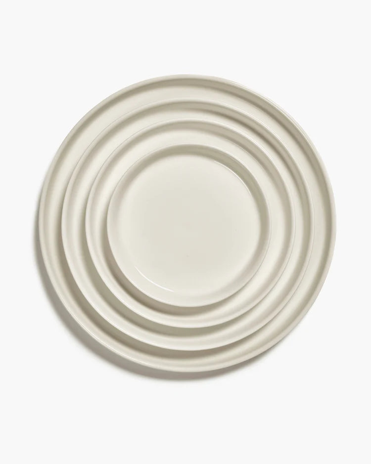 Assiette de petit-déjeuner haute ivoire Cen