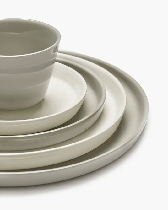 Assiette de petit-déjeuner haute ivoire Cen