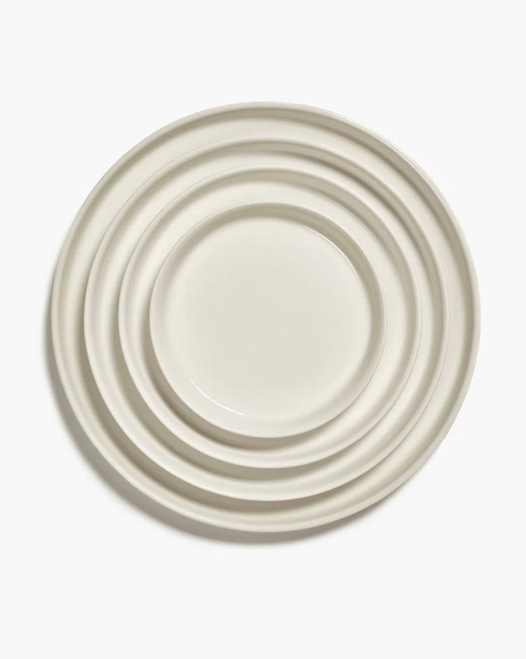 Assiette à dîner haute ivoire Cena