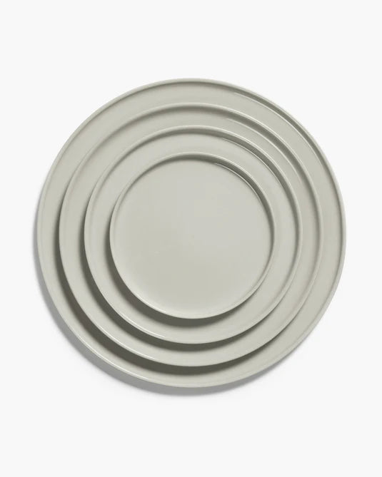 Assiette d'entrée basse sable Cena