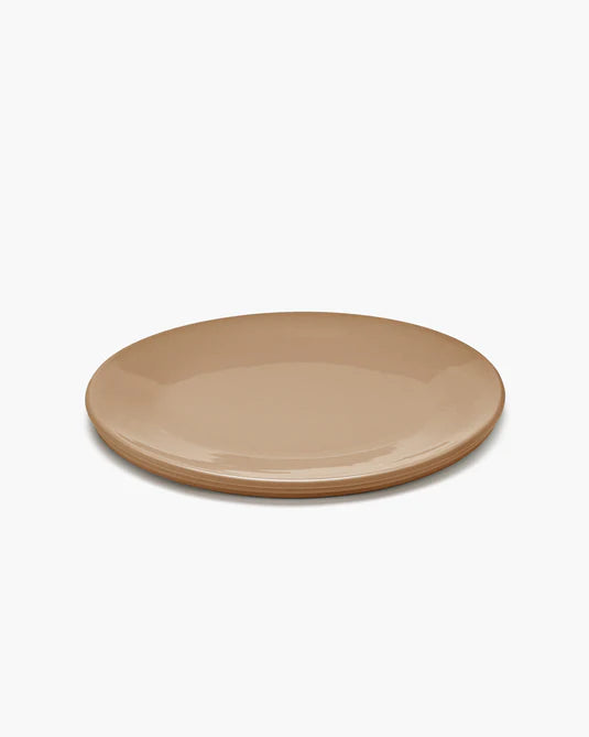Plat de service ovale S Clay Dune