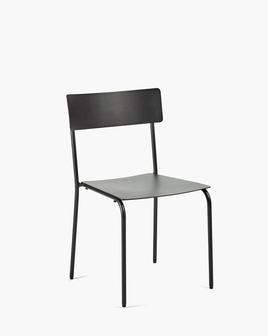 Chaise d'extérieur S August Noir