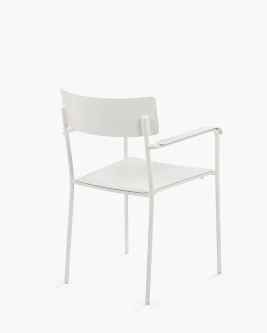 Chaise d'extérieur avec accoudoir S August Sable