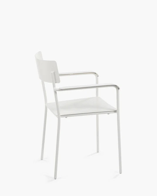 Chaise d'extérieur avec accoudoir S August Sable