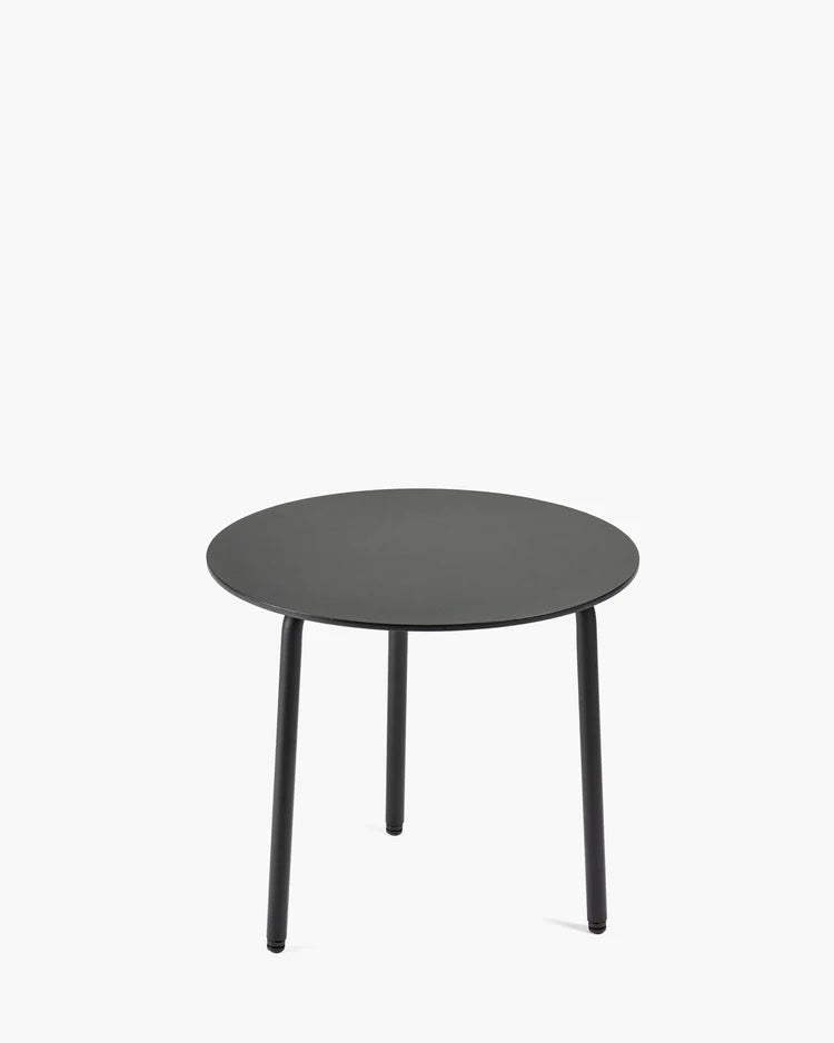 Table d'appoint d'extérieur S August Noir