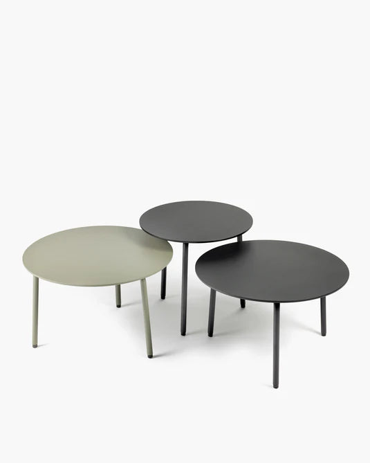 M August Black Outdoor Side Table