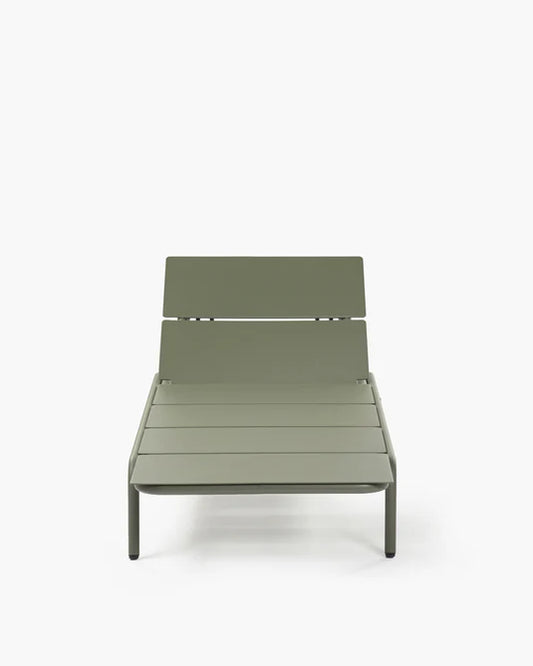 Auguste Green Aluminum Deckchair