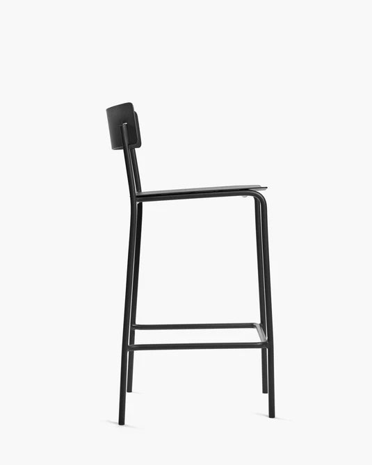 Chaise haute d'extérieur August Noir