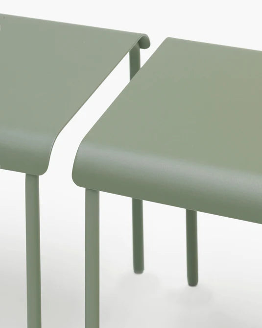 August Green Outdoor Stool