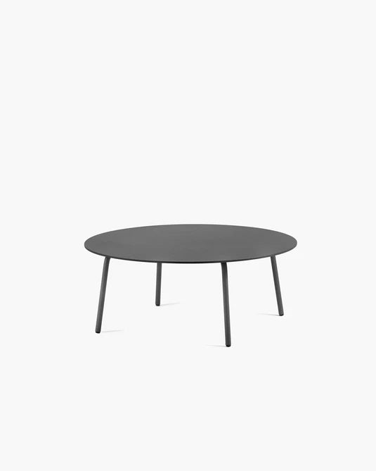 August L Outdoor Side Table Black