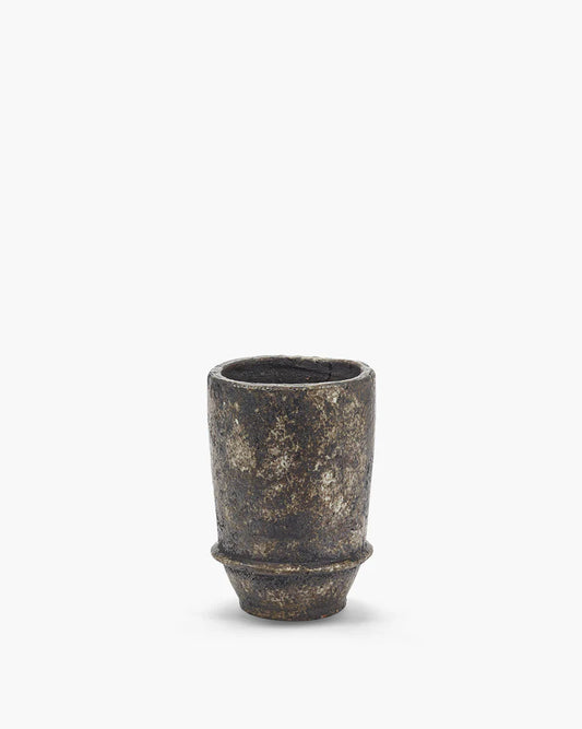 Planter 02 S dark brown Dune