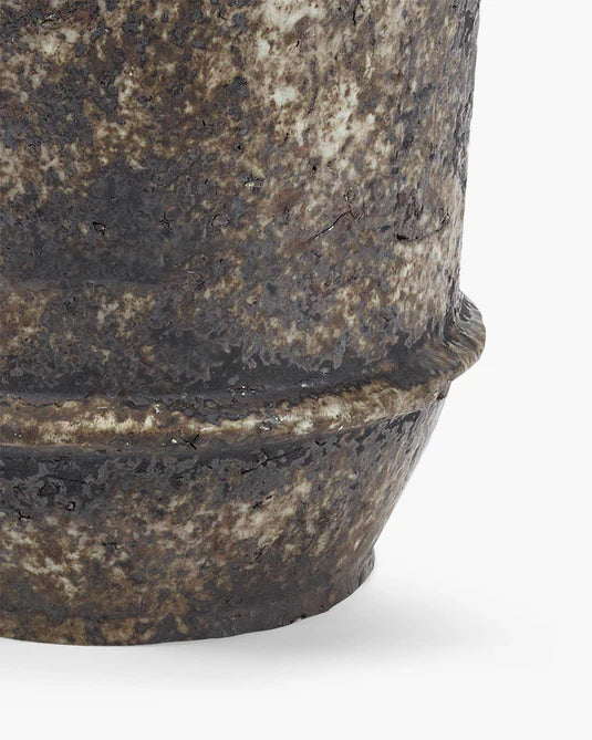 Planter 02 M dark brown Dune