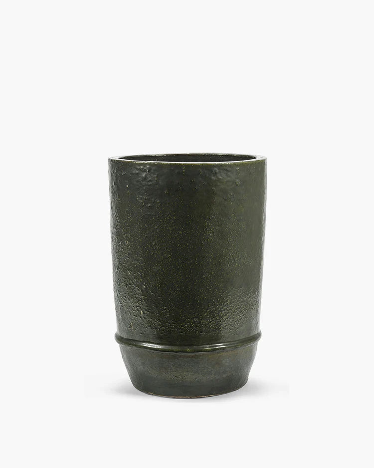 Planter 02 L donkergroen Dune