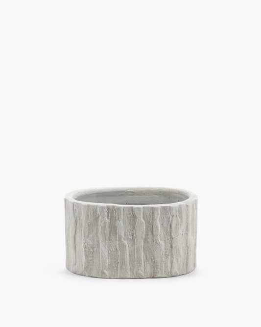 Rift Off-White Low Planter 03