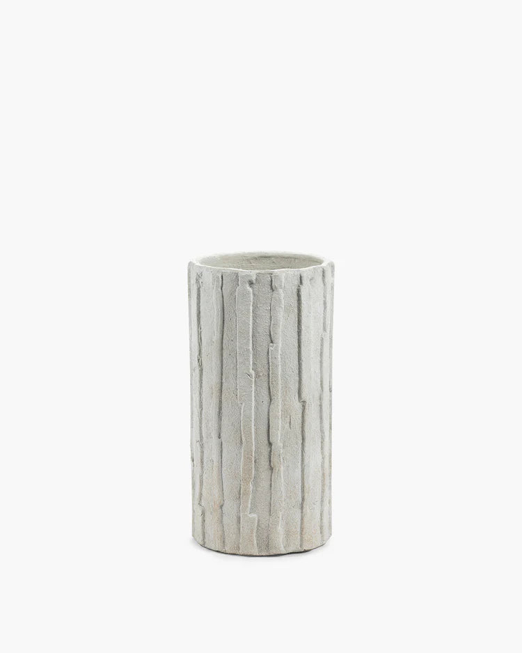 Jardinière 03 L blanc cassé Rift