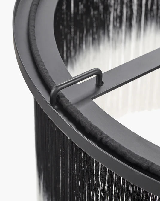 Wong zwarte verlengbare hanglamp