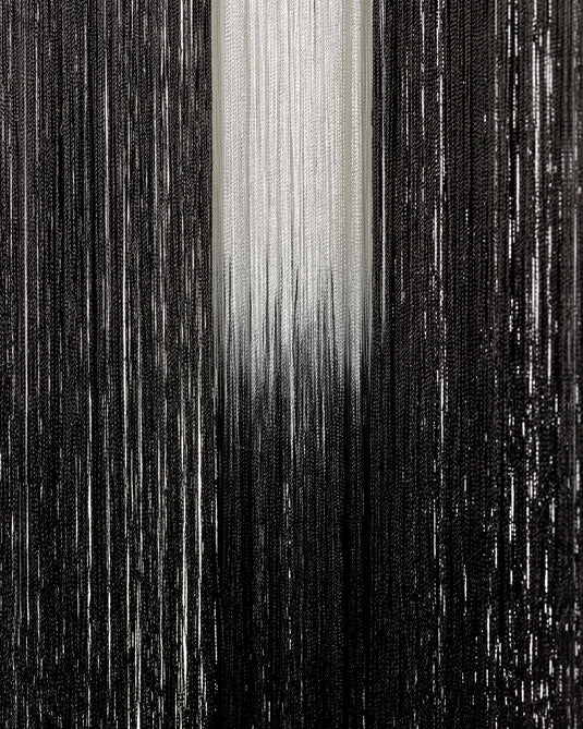 Chan 1 zwart/witte hanglamp