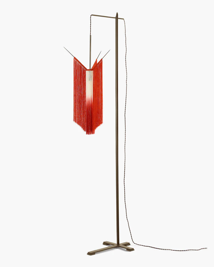 Lampadaire scarlet/crème Chan 2