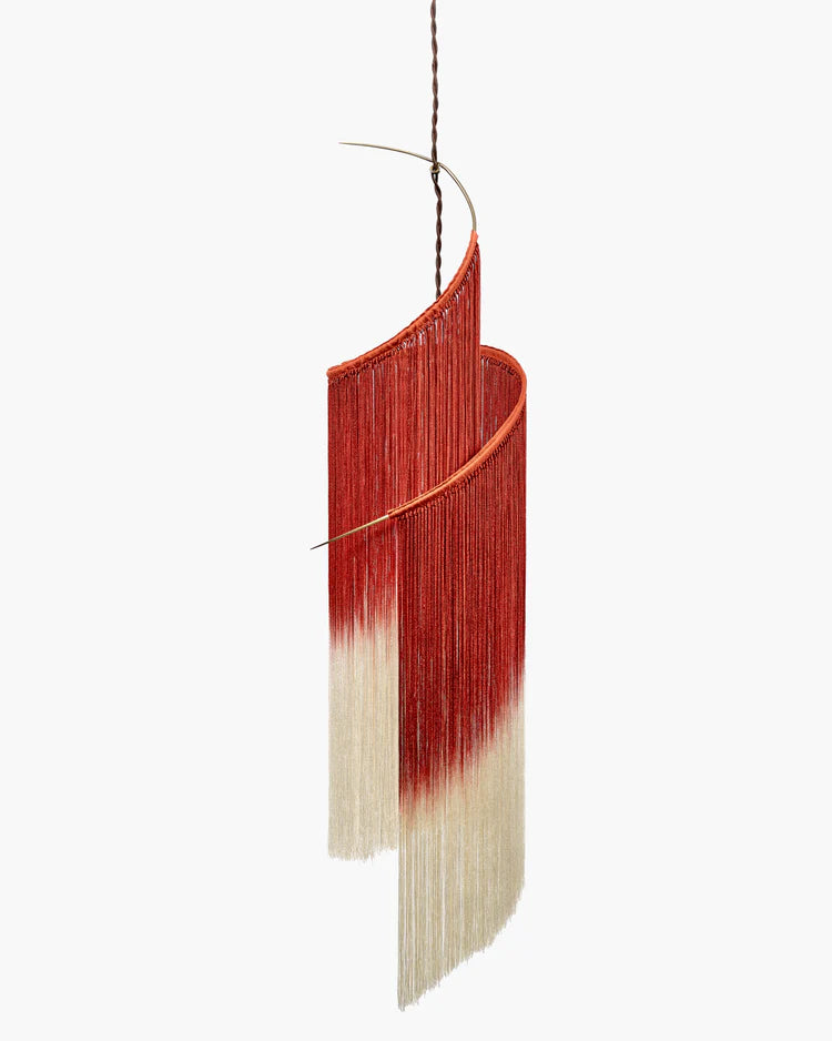 Suspension scarlet/crème Rey 1