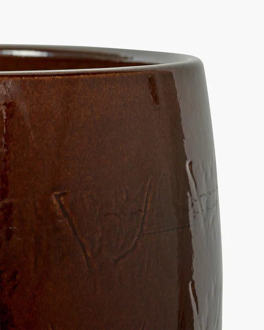 Flowerpot 08 Vaso Brown