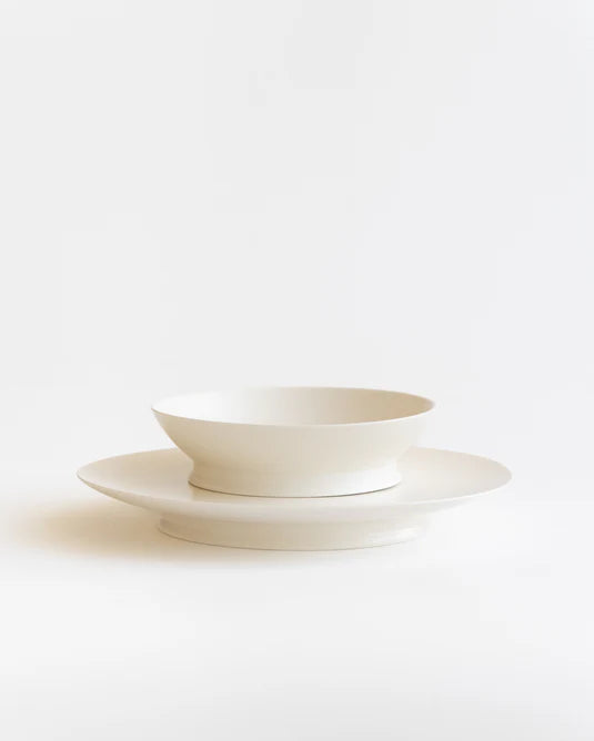 Ensemble complet 24 pièces blanc cassé Ra