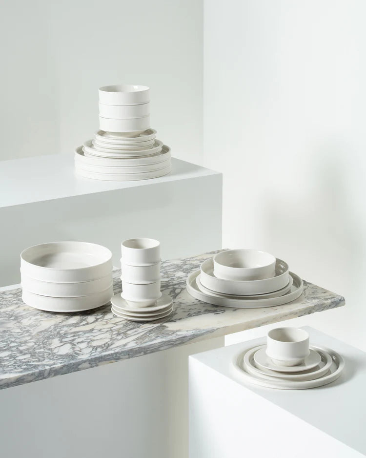 Complete set of 28 alabaster pieces from a collection