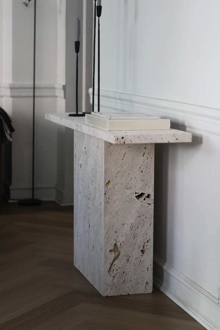 Kubé 2 bruine eiken console