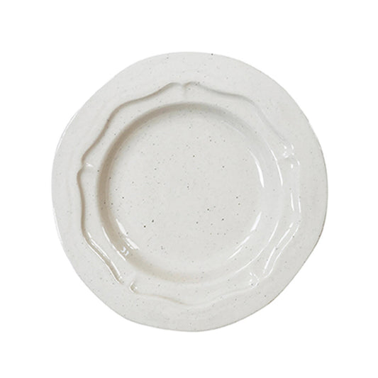 Relief Plate L Refectory Shiny Sand