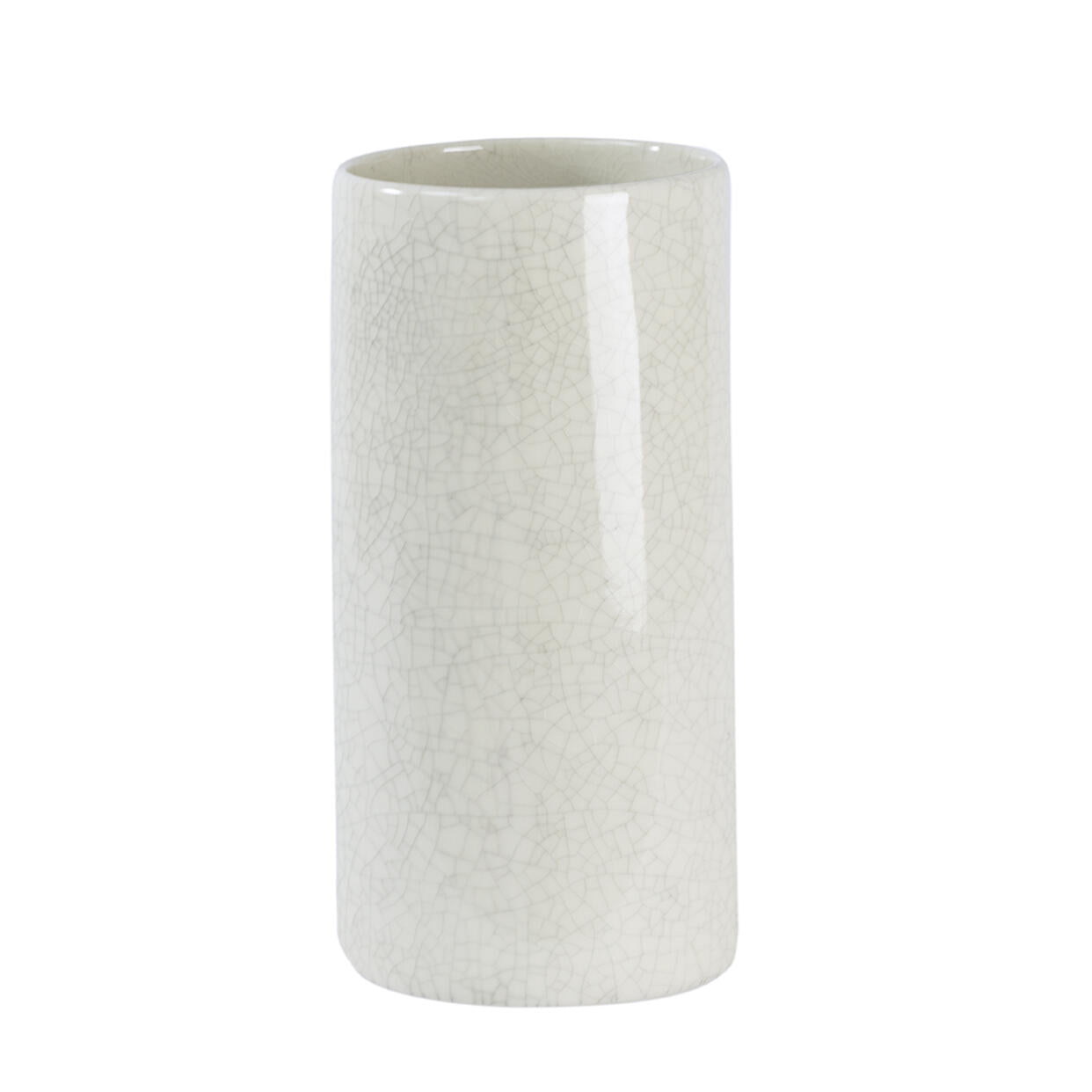 Crackle Quartz Handle Vase