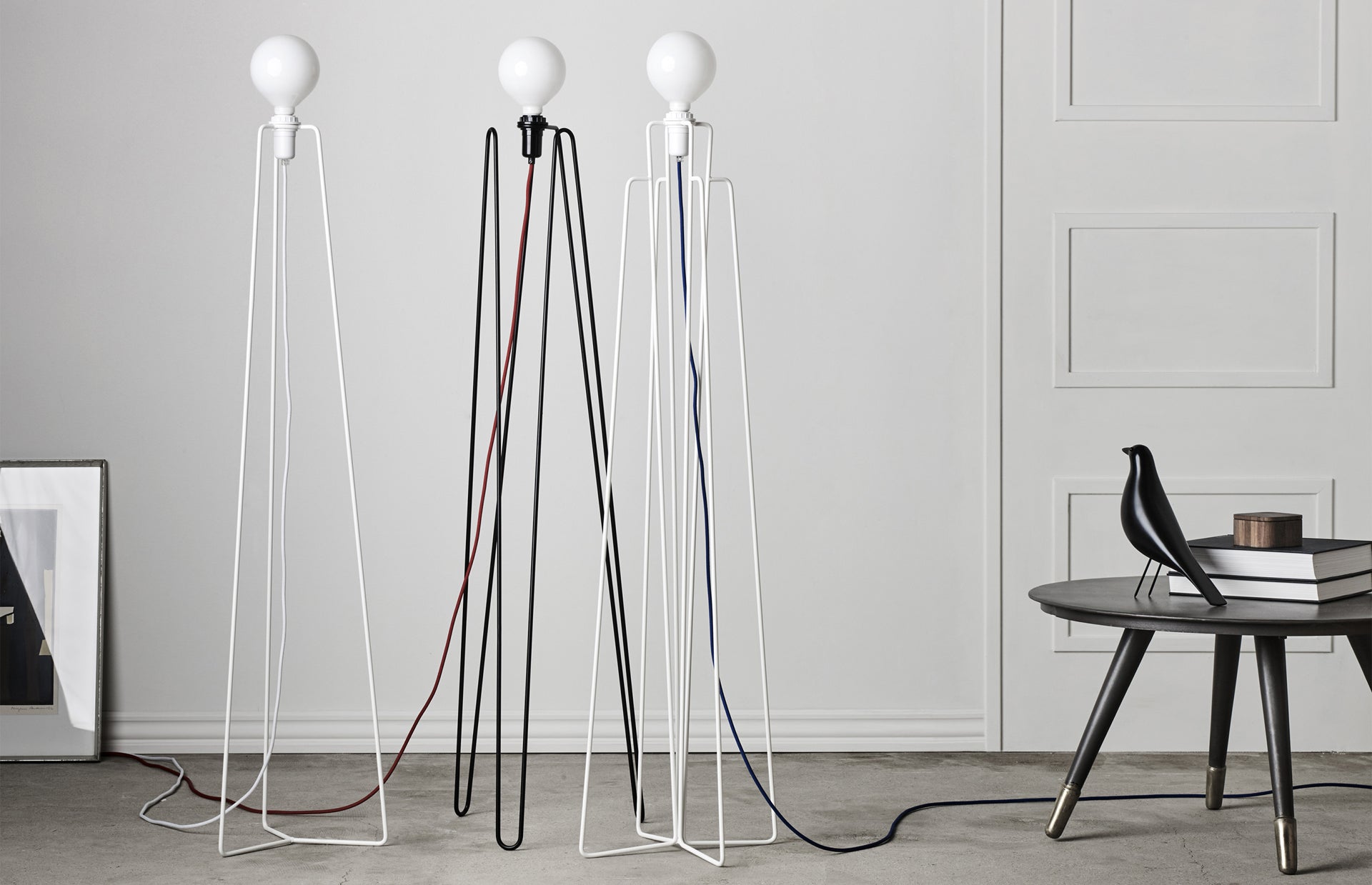 M1 witte vloerlampen