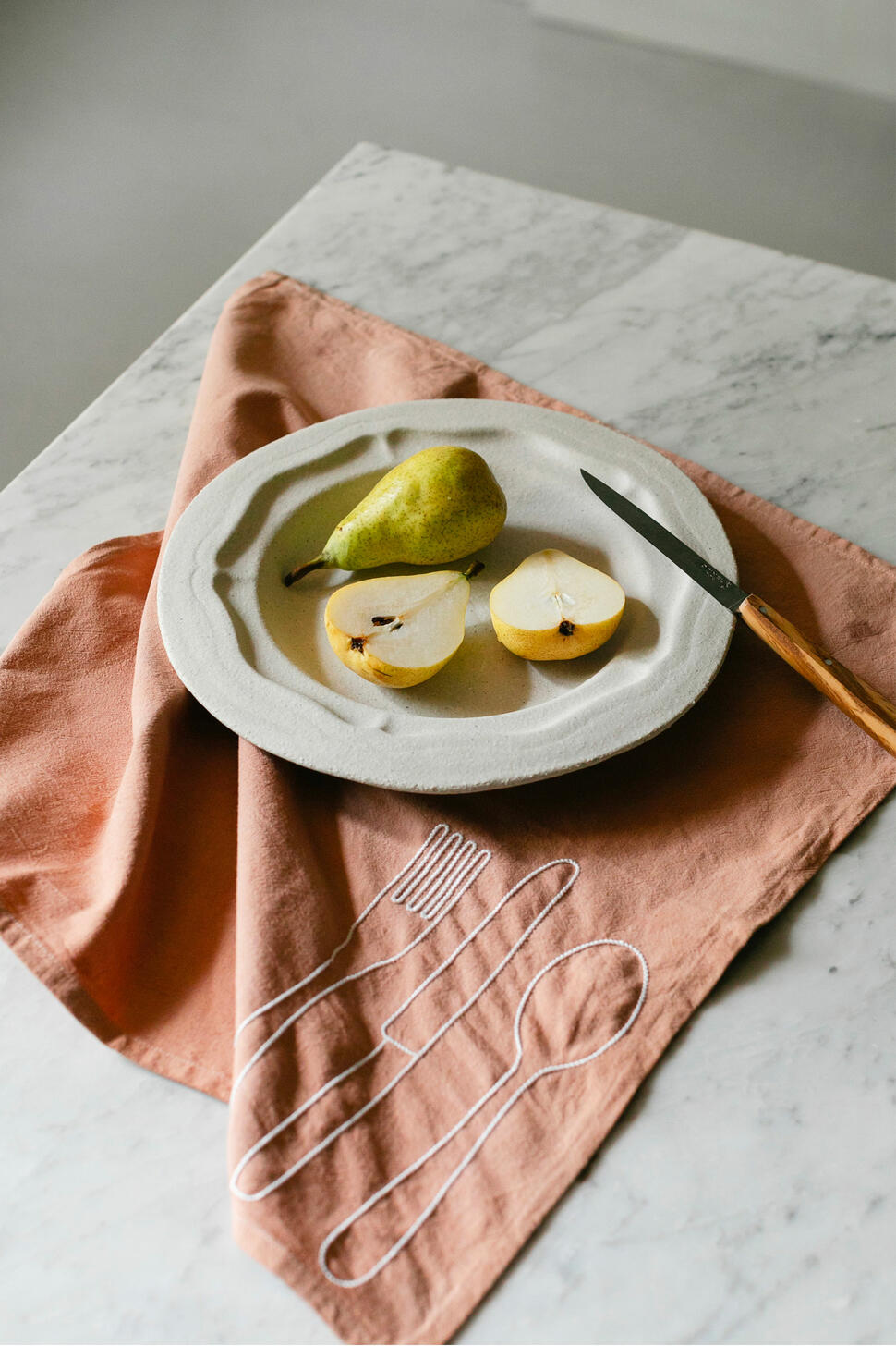 Ronde schaal M Refter Mat zand