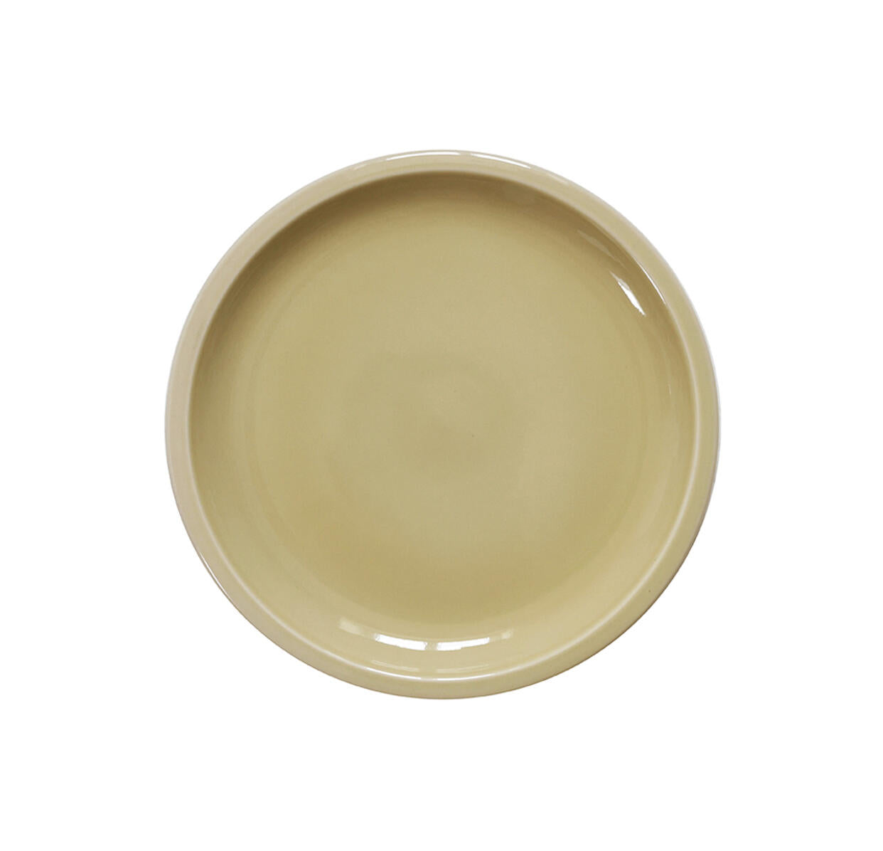 Assiette S Cantine Vert Argile