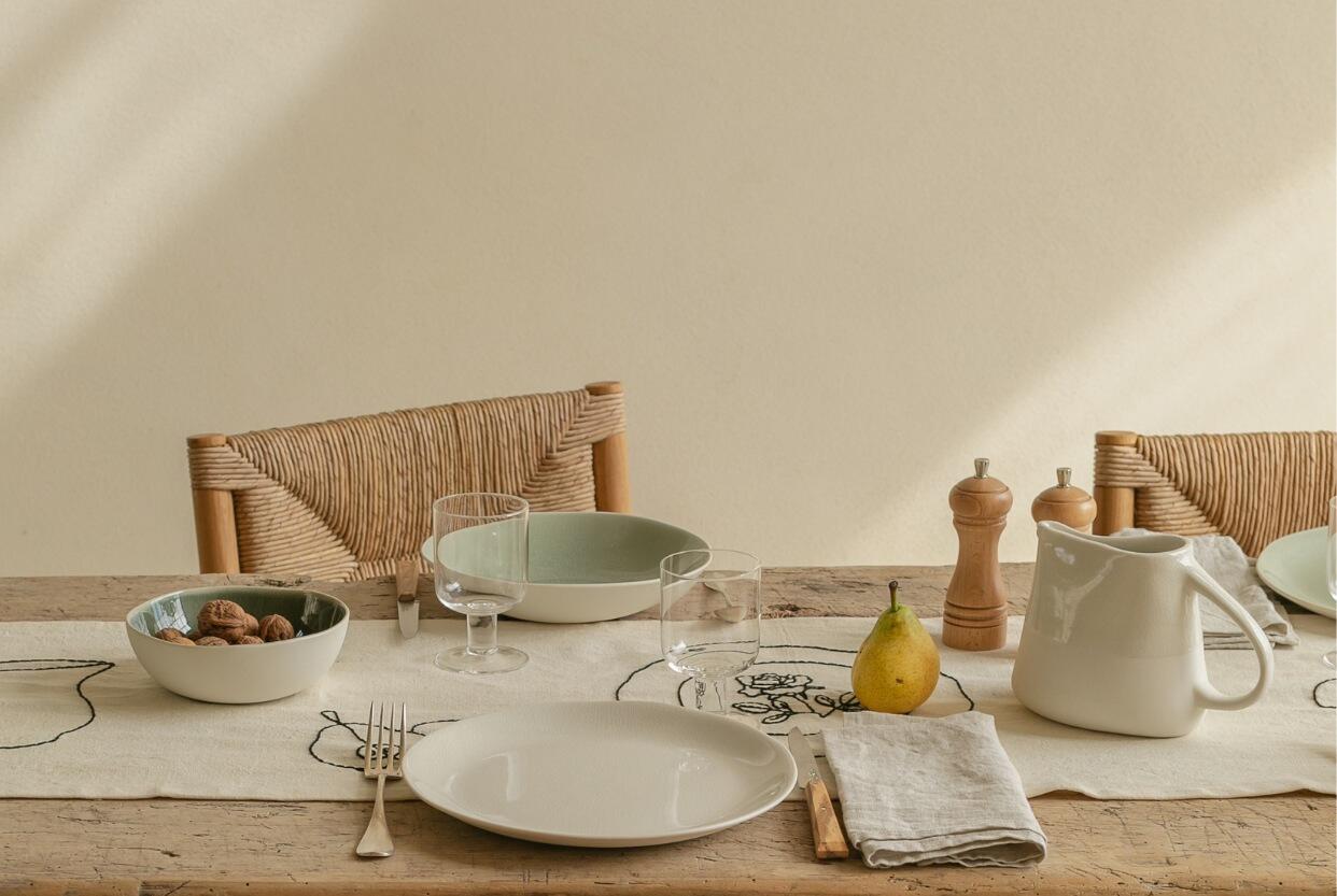 Assiette L Maguelone Quartz