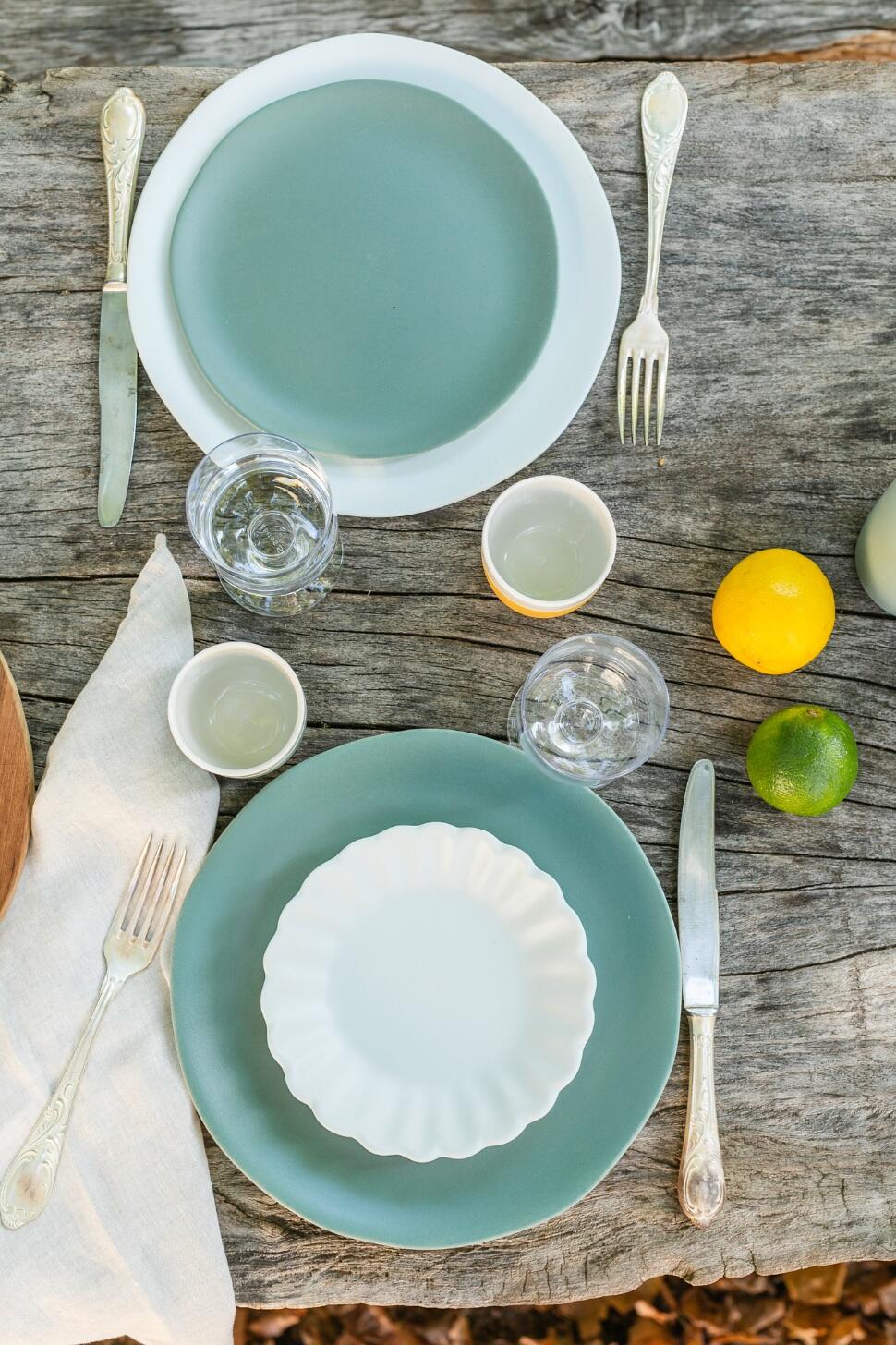 Assiette L Jardin de Maguelone Romarin